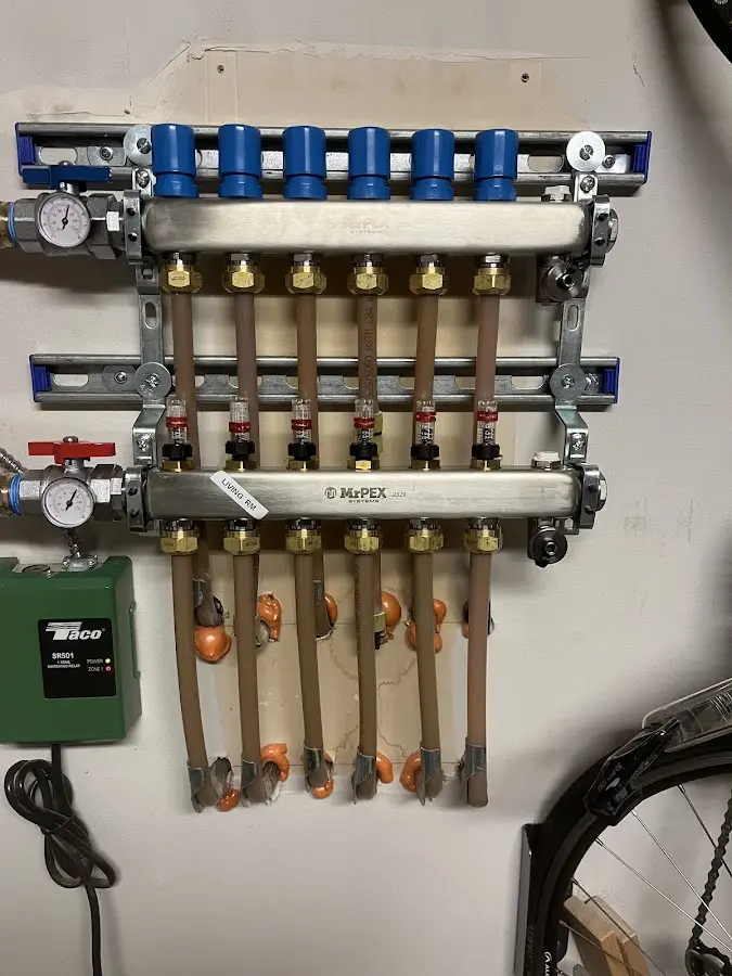 Plumber performing Gas Line Installation at a residential property in Philipstown